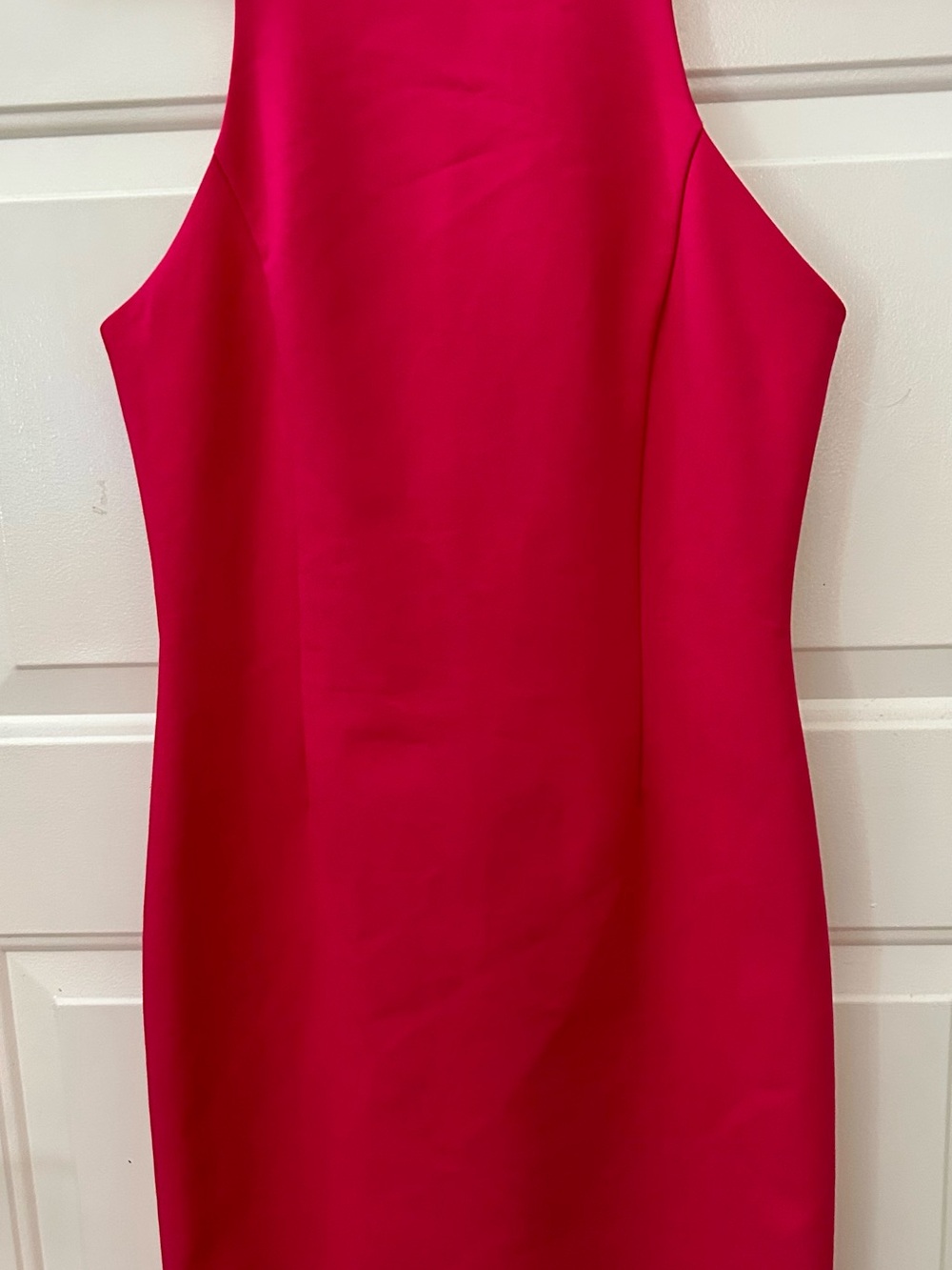 Zara basics Sleeveless Pink Sheath Dress